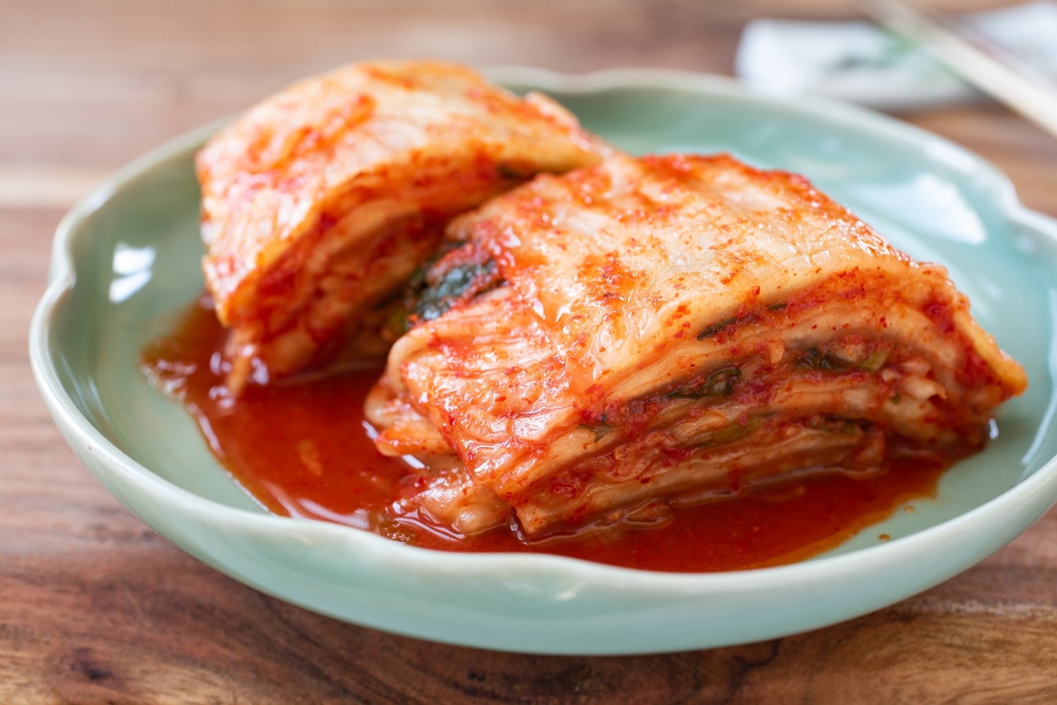 ما هو الكيمتشى Cabbage Kimchi وفوائدة الصحية طريقة العمل بالصور