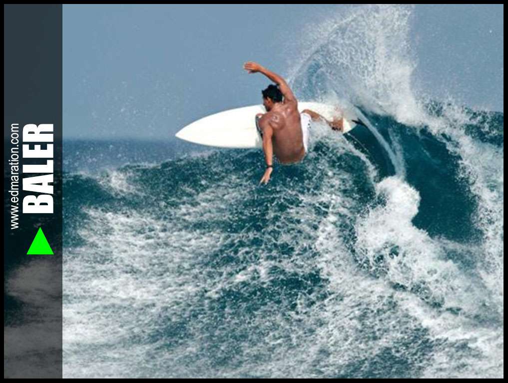 SURFING IN BALER, AURORA