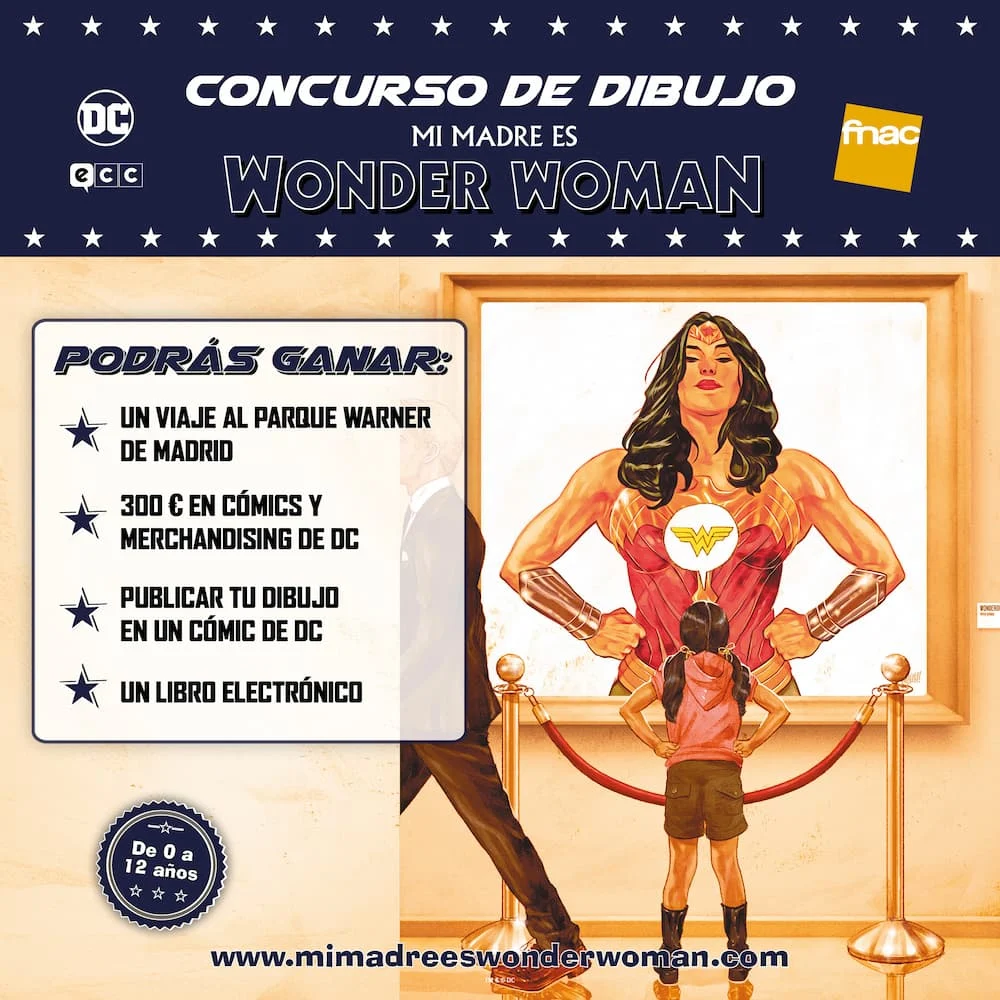 Concurso de Dibujo Mi Madre es Wonder Woman - ECC Ediciones