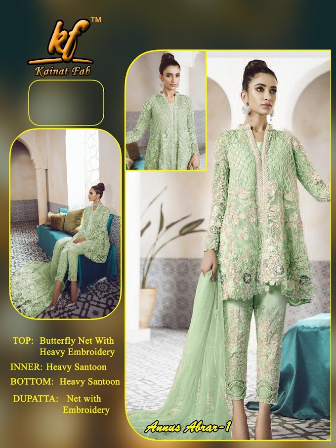 Kainat Fab Annus Abrar Bridal Pakistani Suits Collection 
