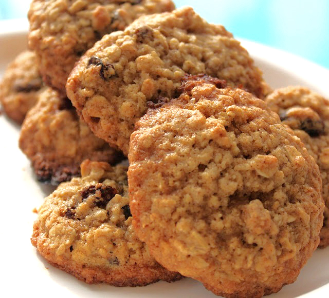 Stallone's Rocky Oatmeal Cookies this is a healthy oatmeal cookie from the book Sly Moves the cookie is made with brown rice flour and healthy alternatives for Oatmeal cookie recipes