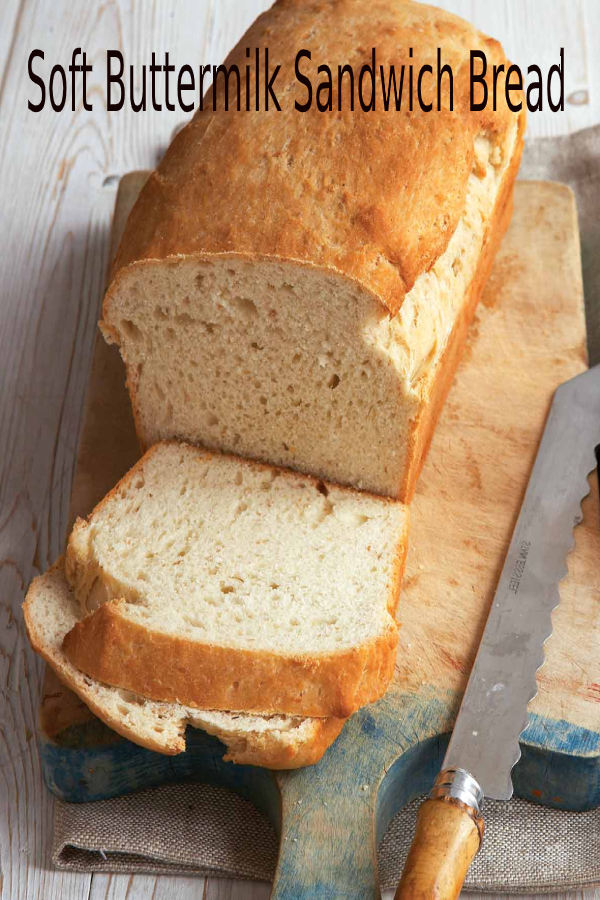 Soft Buttermilk Sandwich Bread happy cook