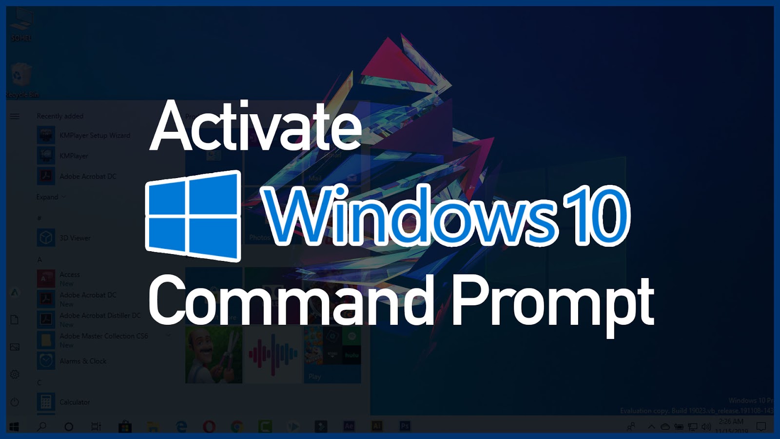 Windows 10 Activation Using Command Prompt (2020) - All Tips And Tricks World