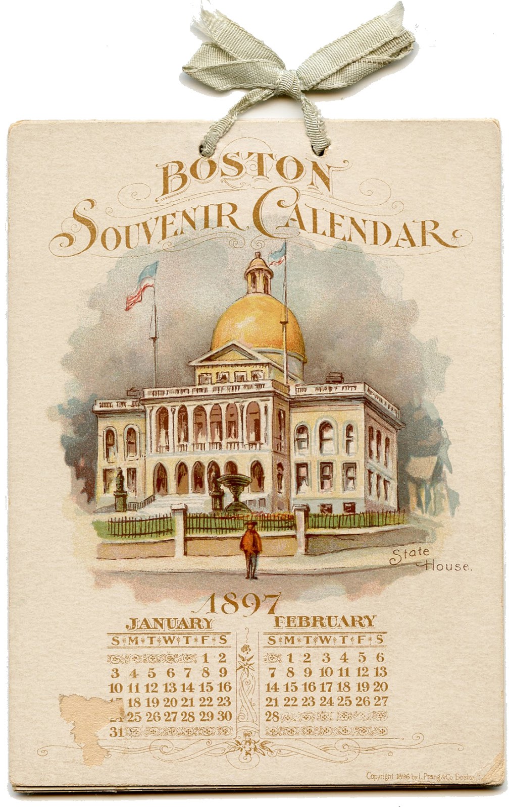 State Library of Massachusetts New acquisition 1897 “Boston Souvenir