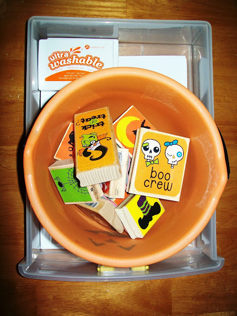 Halloween stamping activity