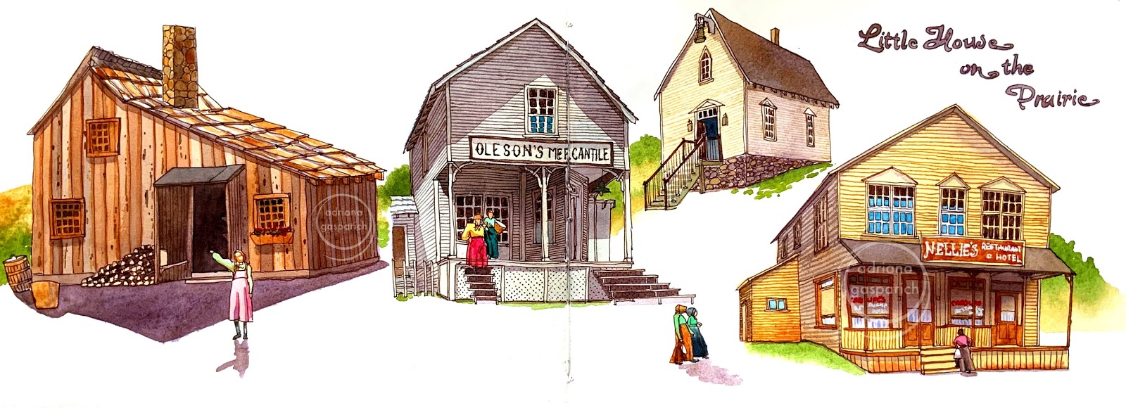 little house on the prairie dollhouse