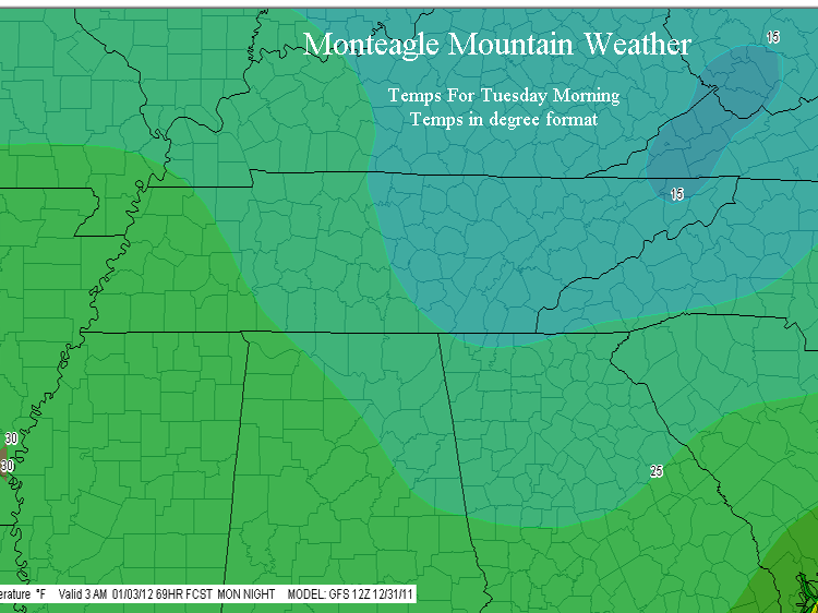 Monteagle Mountain Weather Dangerous Situation Tuesday Morning
