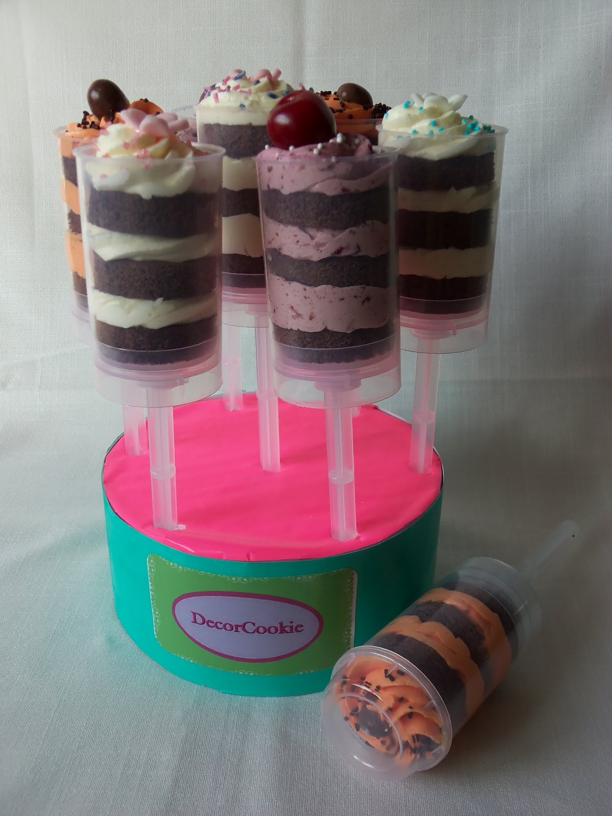 Galletas decoradas DecorCookie: Cake Pop push ups