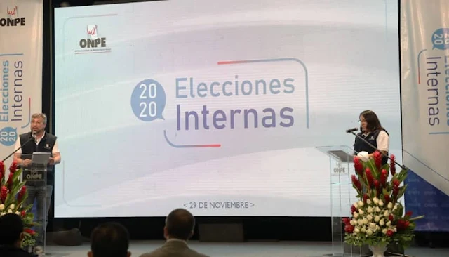 Resultados elecciones internos ONPE 2020, lista de candidatos a la presidencia Perú