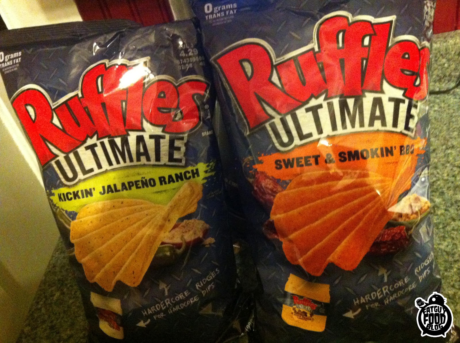 FATGUYFOODBLOG RUFFLES ULTIMATE Kickin' Jalapeno Ranch , Sweet