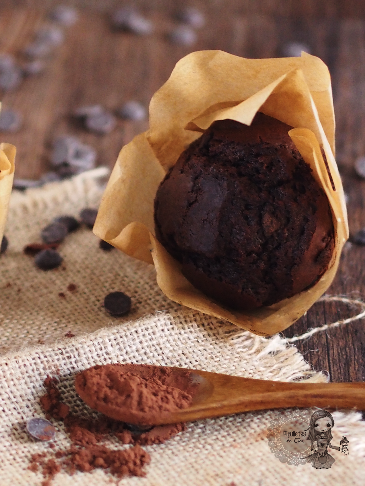 Pirulletas MUFFINS DE CHOCOLATE estilo Starbucks