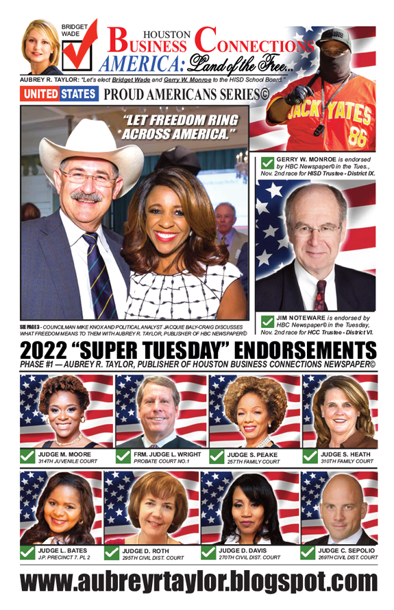 houston business connections newspaper c let s step up to the plate for bridget wade gerry wayne monroe and jim noteware on tuesday november 2 2021