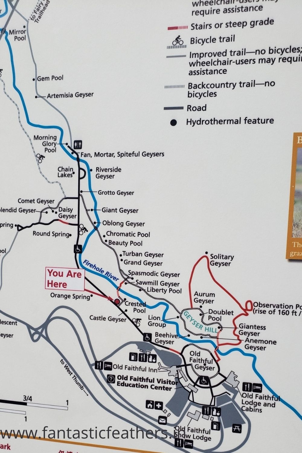 Upper Geyser Basin Map Fantastic Feathers: Old Faithful And Upper Geyser Basin - Yellowstone  Itinerary Day #2
