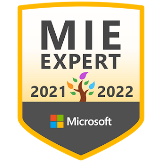 Microsoft Innowacyjny Ekspert Edukacyjny 2021-2022