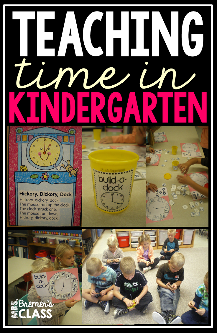 Mrs. Bremer's Class Teaching Time to the Hour