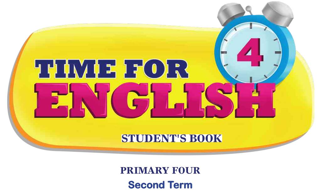 Second term. English time 6: student book. English time 3: teacher's book. English time 4: student book. English for Life logo Education Center.