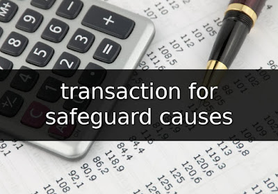 transaction for safeguard causes
