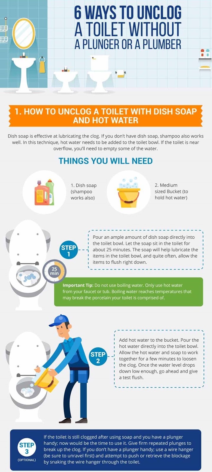 Easy DIY Tricks To Unclog Your Toilet - Craftsonfire Easy DIY Tricks To Unclog Your Toilet - Craftsonfire