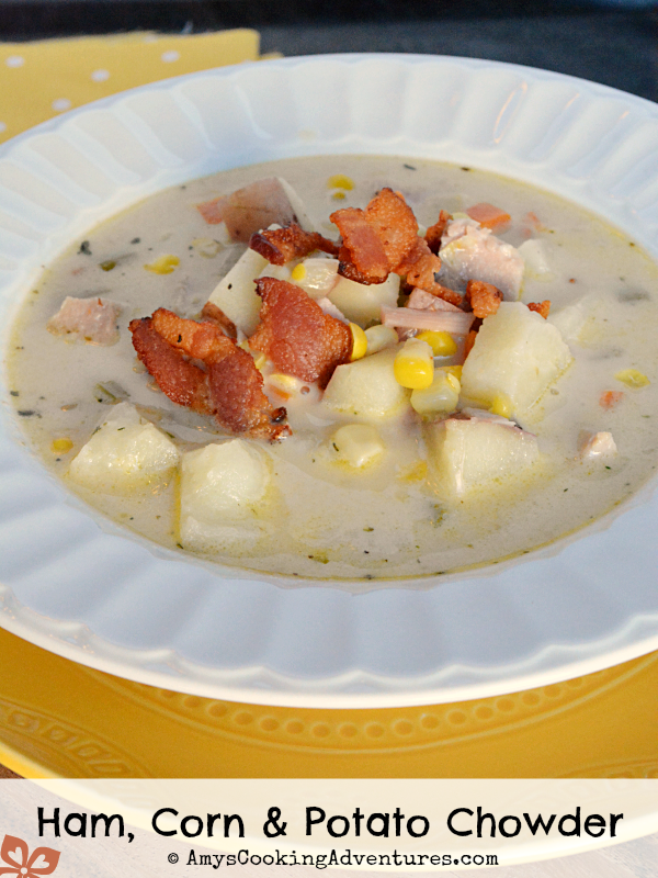 Creamy Ham, Potato & Corn Chowder