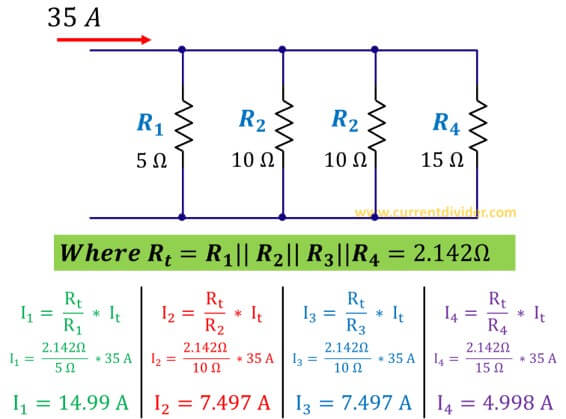 10 Solved Examples to Master Current Divider Rule - Current Divider