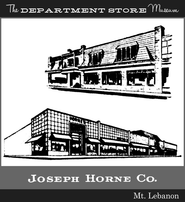 1950s/60s Joseph Horne Co. at Northway Mall, North Hills, Pittsburgh PA  Postcard