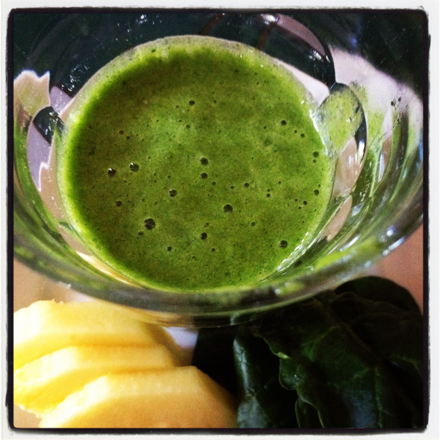 six9eleven spinach and pineapple juice