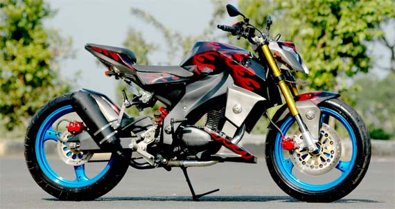 pojokoto Honda CB  100  Modifikasi Streetfighter