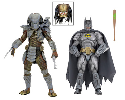 San Diego Comic-Con 2019 Exclusive Batman vs Predator Action Figure 2 Pack by NECA x DC Comics x Dark Horse