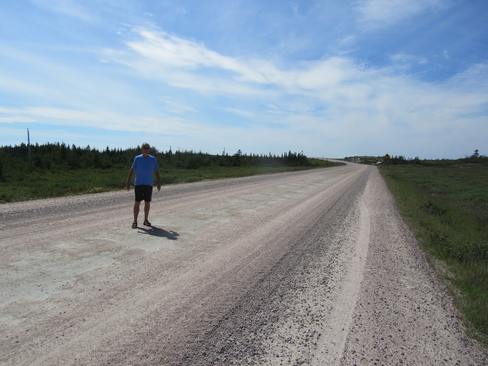 Lise et Pierre sur la route Natashquan et Kegaska