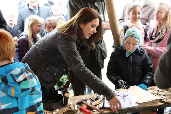 Crown Princess Mary of Denmark launched of the Tree Planting campaign - "Genplant Planetent" at the Nature Center in Herstedhøje