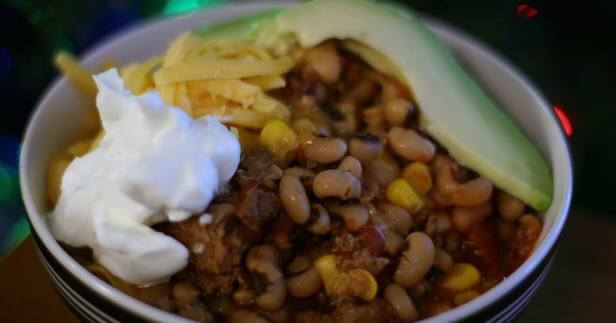 Black Eyed Pea Chili in the Slow Cooker A Year of Slow Cooking