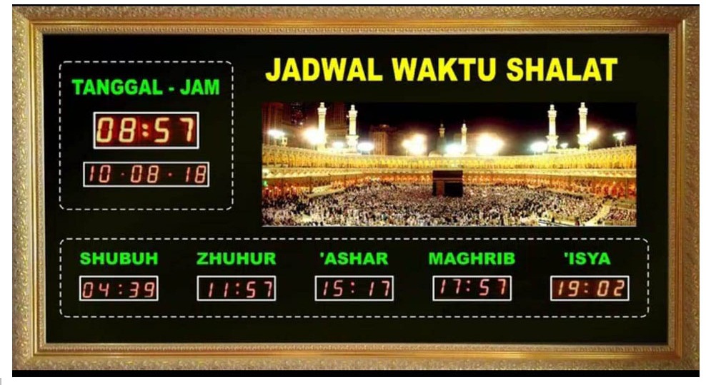 SATECH KOMPUTER DAN CCTV GRESIK SERVICE RUNNING TEXT, JAM