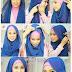 Cara Memakai Hijab Kain Sifon