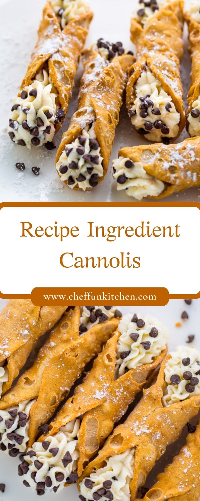 Recipe Ingredient Cannolis Recipe Ingredient Cannolis