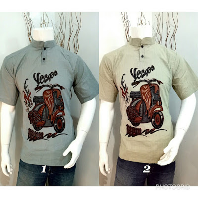 Baju Batik Koko Etnic kode C Baju Batik Koko Etnic kode C
