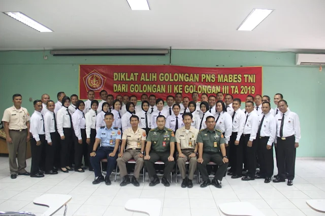 Tingkatkan Kualitas SDM, 80 PNS Mabes TNI Diklat 