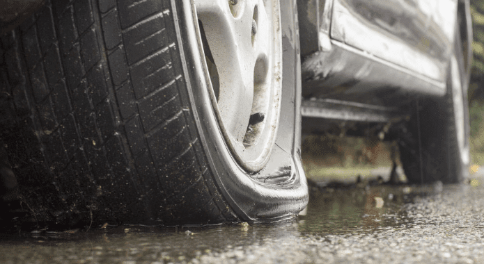 How to prevent flat spot on tires during storage