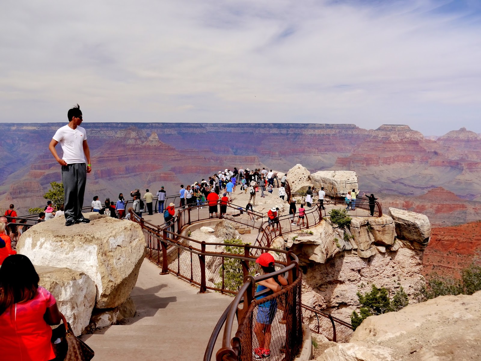 American Travel Journal Mather Point Grand Canyon National Park