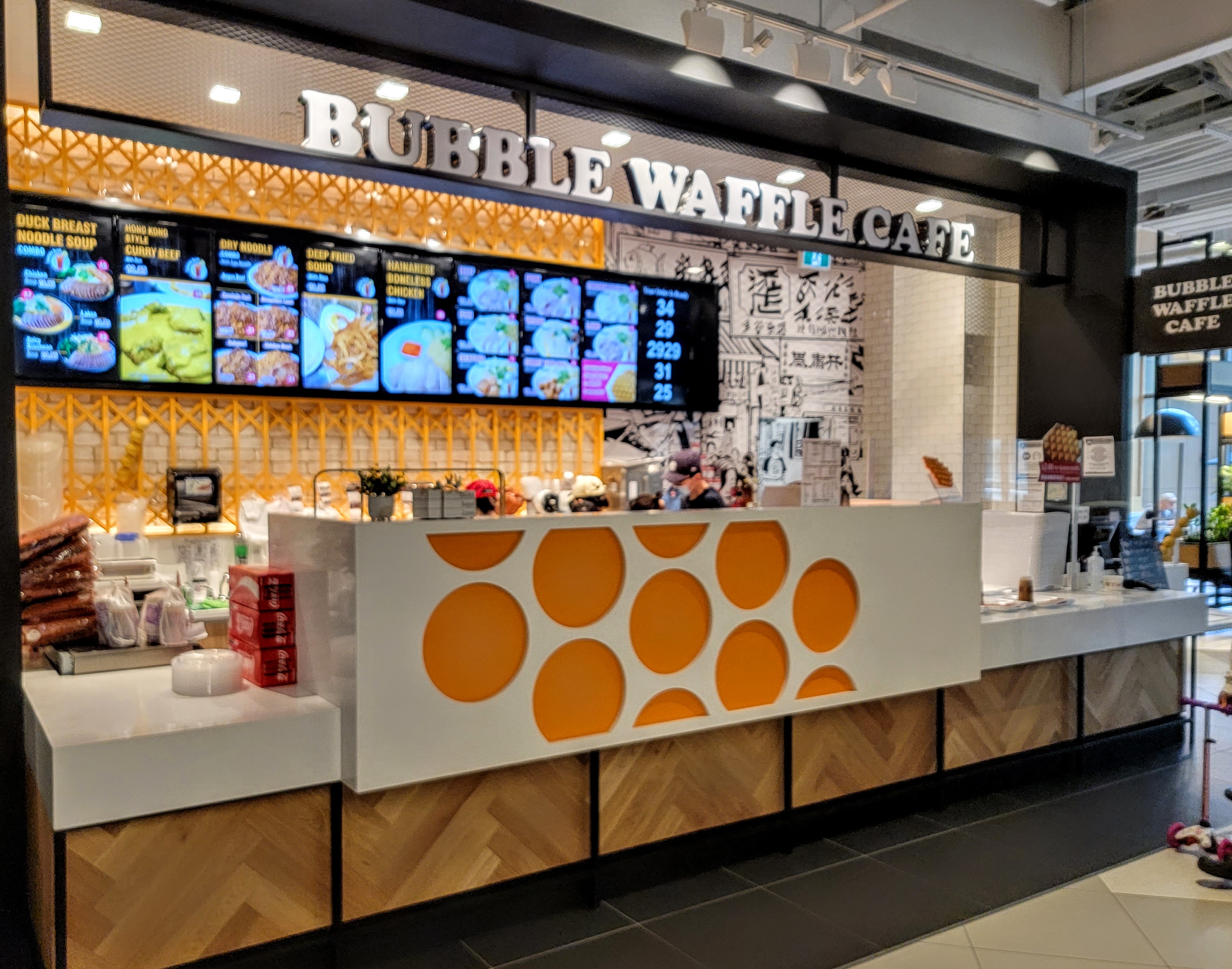 Yes! We're Eating Vegan Again! Bubble Waffle Cafe at the Amazing Brentwood