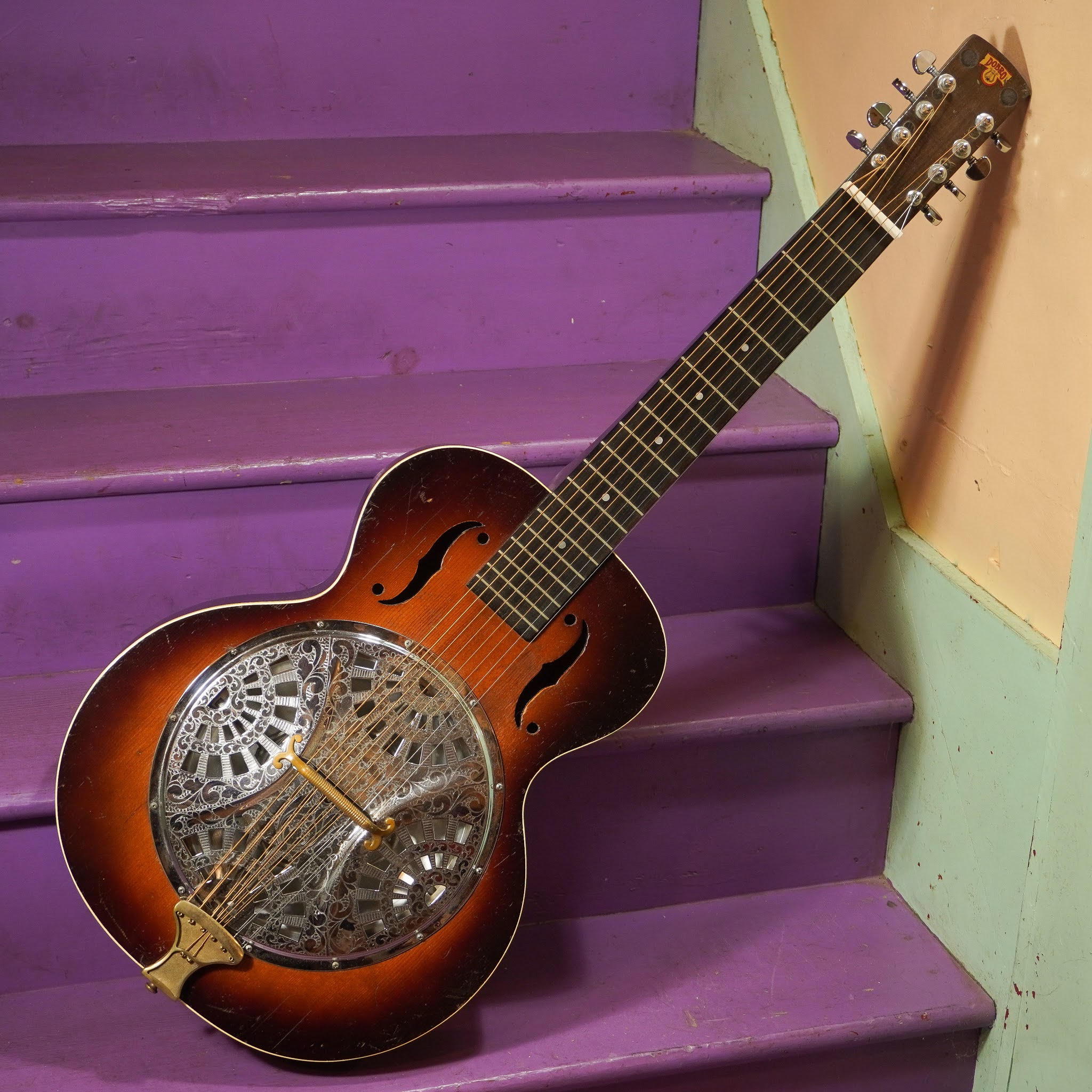 1938 Dobro 8String "Norwood Chimes" Custom Squareneck Resonator Guitar