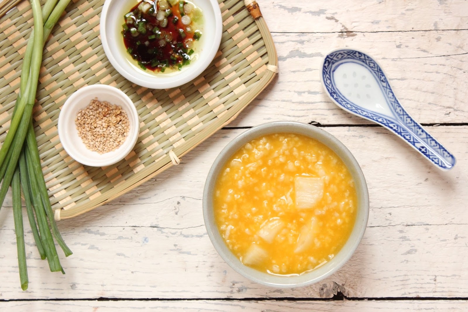 My Chouchoux Pumpkin Brown Rice and Millet Congee with Shan Yao 南瓜山藥糙米與小米粥