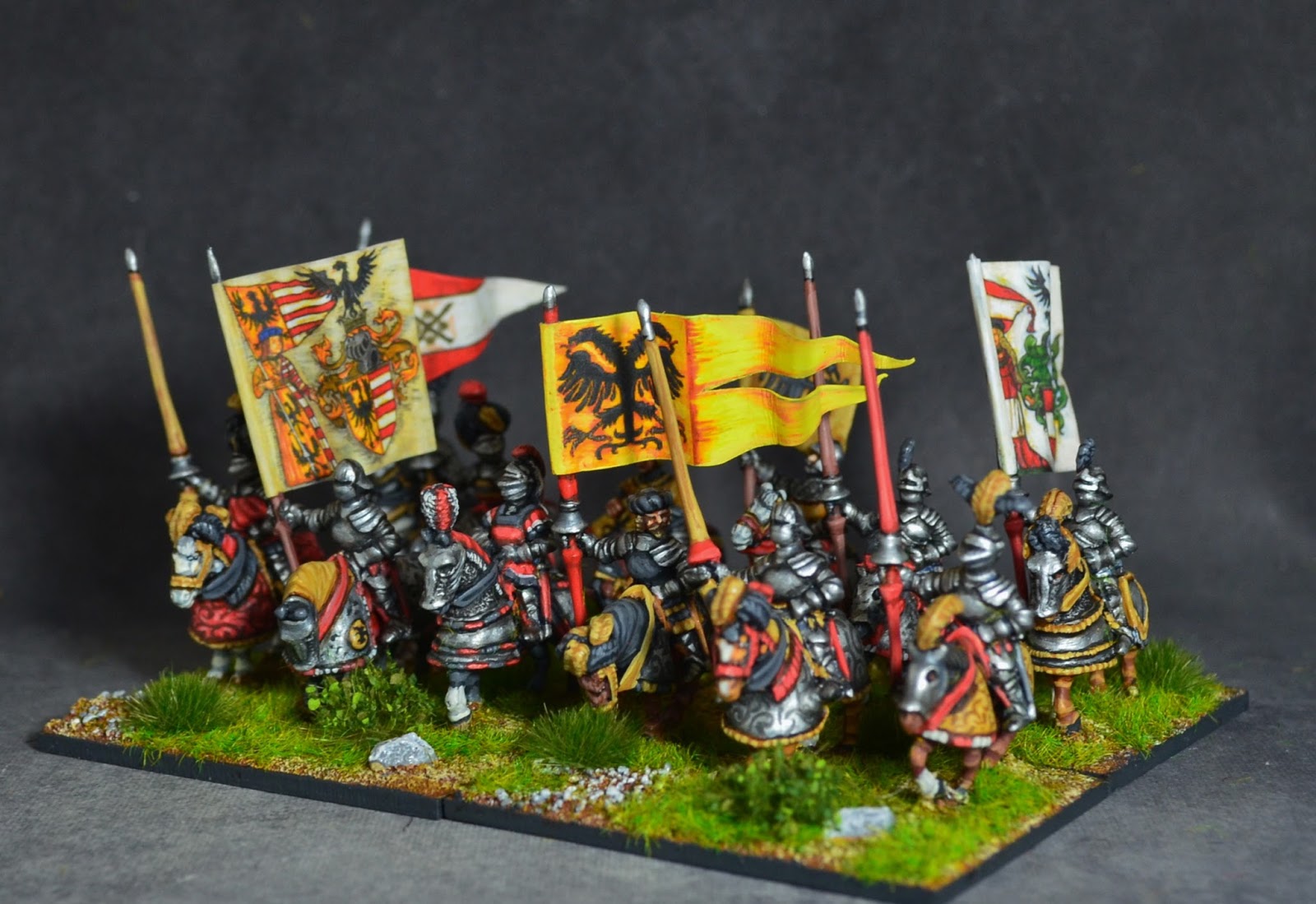 chrisfigurines: 15mm Renaissance German heavy cavalry