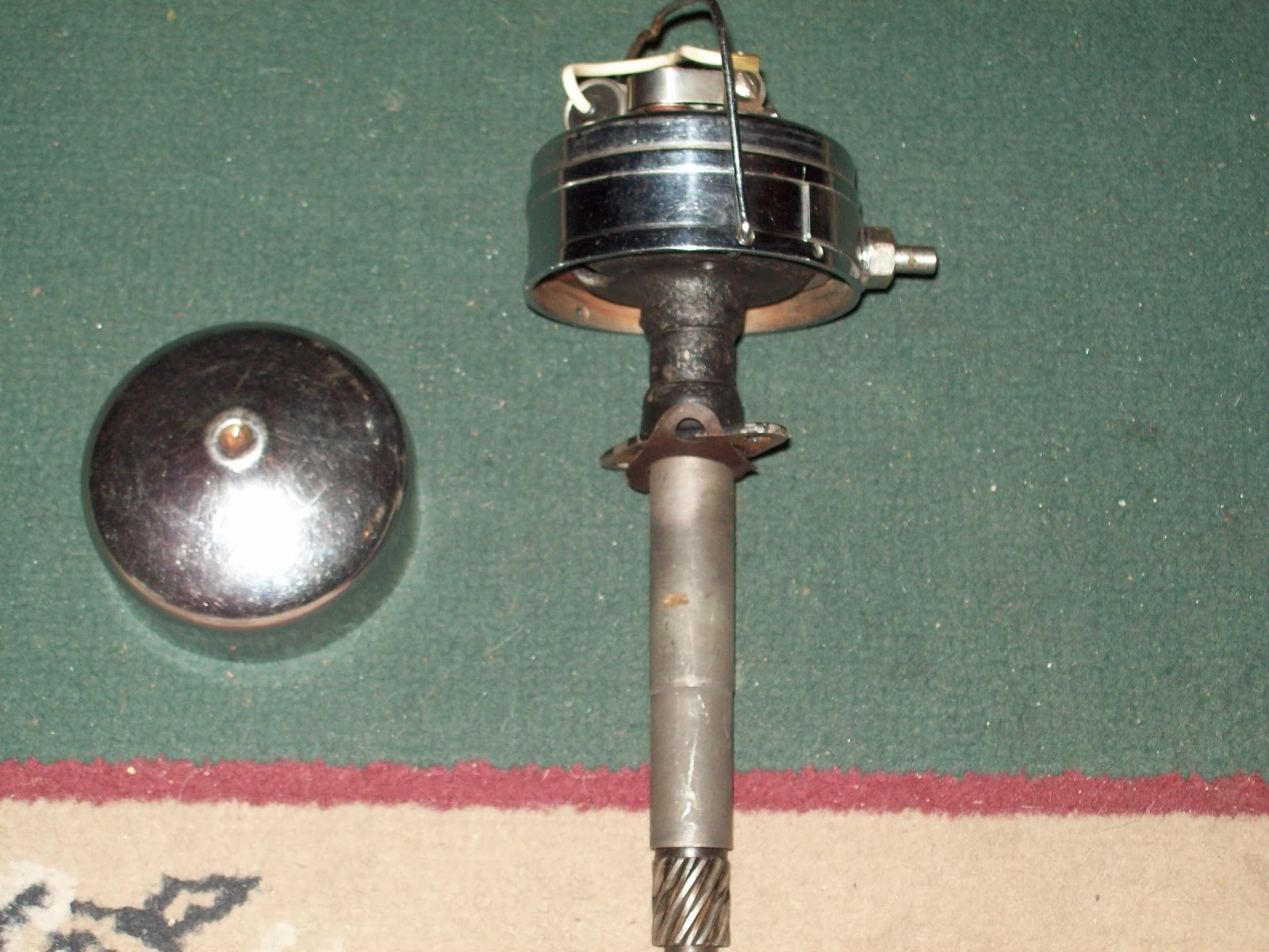 Harley Davidson Panhead Timing marks, distributortimer, log book.