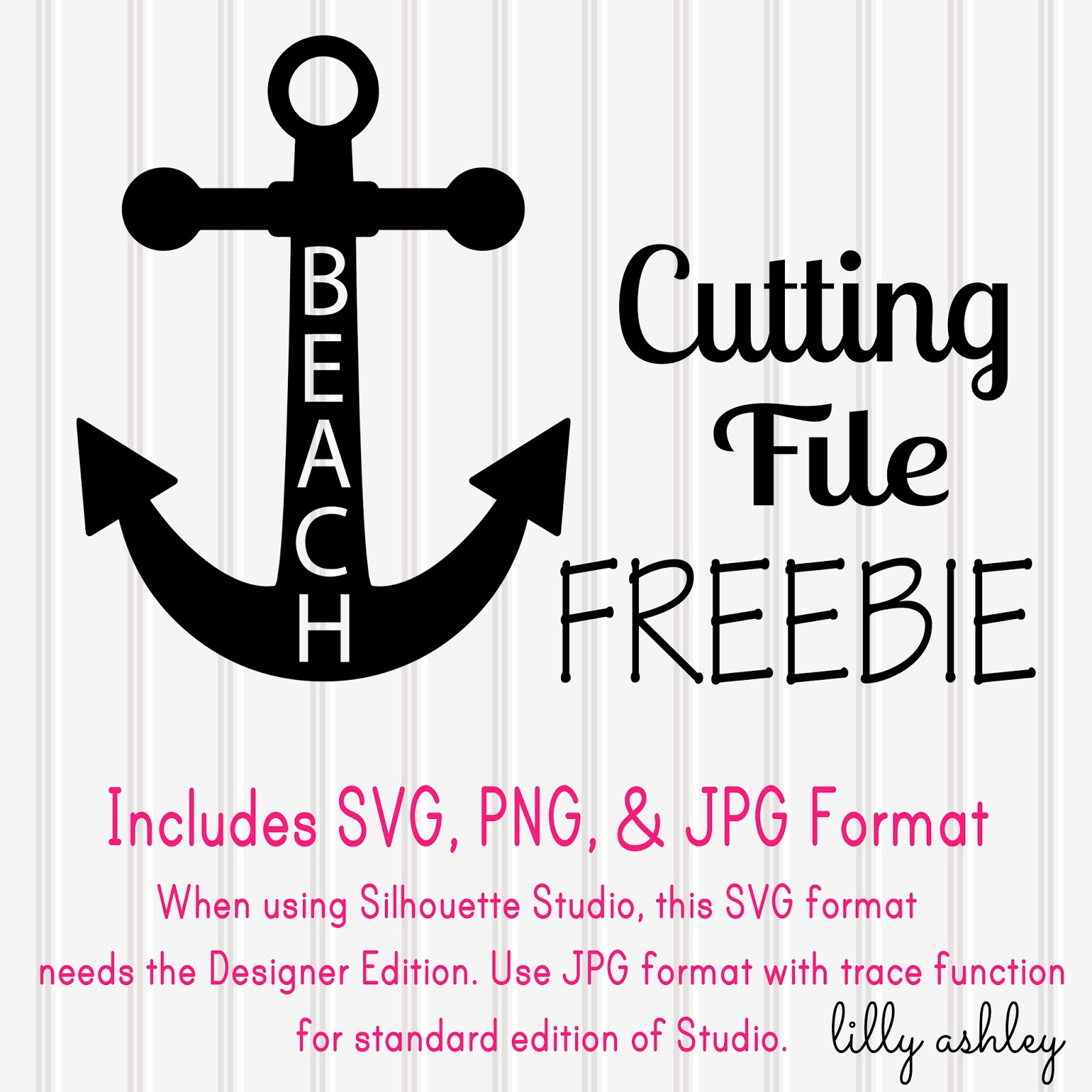 Make It Create Free Cut Files And Printables Freebie Beach Anchor Cutting File Plus New Shop Additions