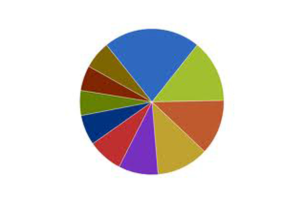 A Manly Shade of Pink: pie chart