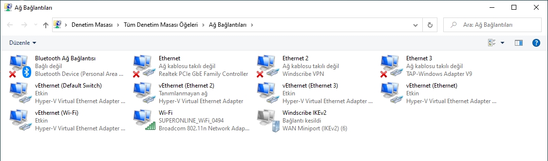 Windows 10'da ağ bağdaştırıcıları kısayolu nasıl oluşturulur 5 Image%2B5