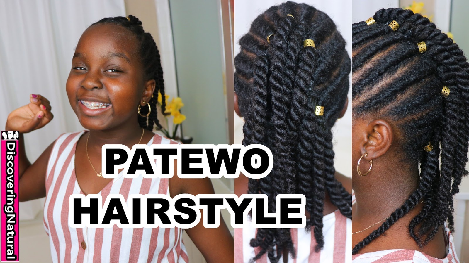 Discoveringnatural Cute And Easy Natural Hairstyle No