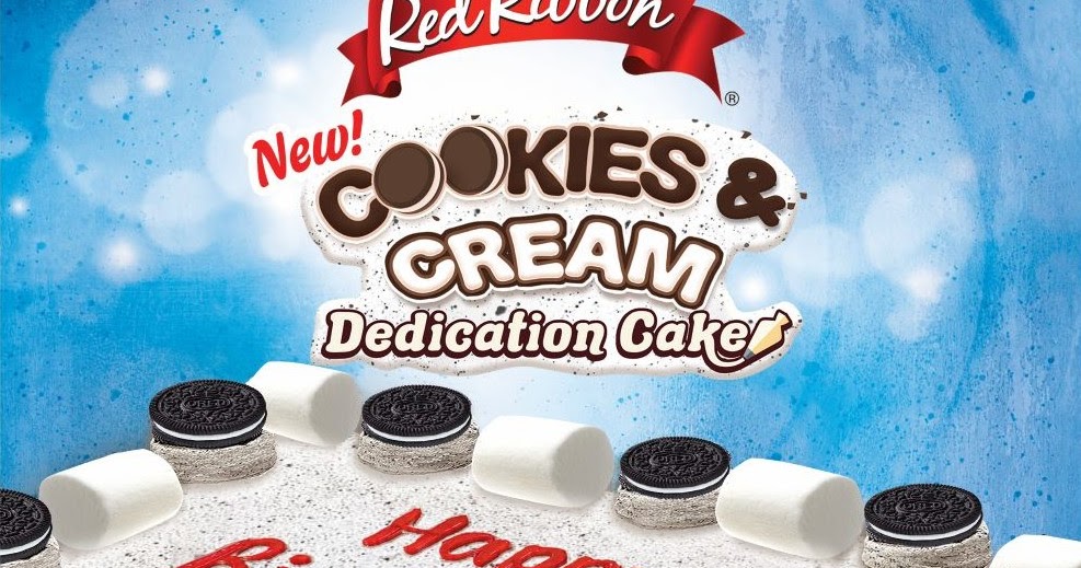 The Food Alphabet Red Ribbon launches its NEW Cookies & Cream