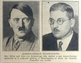Hitler and Austrian leader Schushnigg worldwartwo.filminspector.com