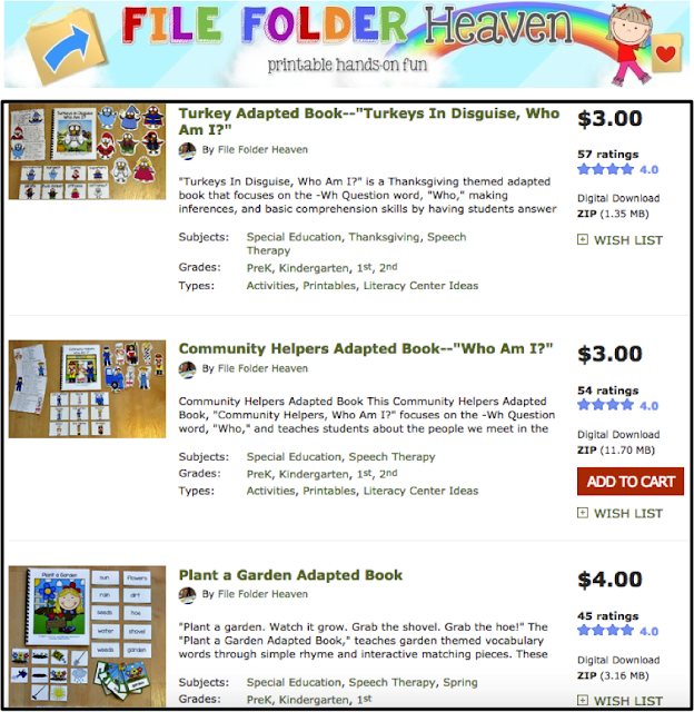 https://www.teacherspayteachers.com/Store/File-Folder-Heaven/Category/Adapted-Books-126682